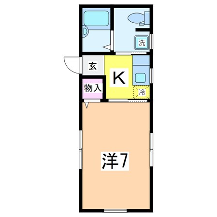 アルビ関屋本村の物件間取画像